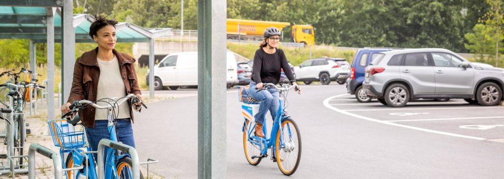Park & Ride - deelfiets Blue-bike